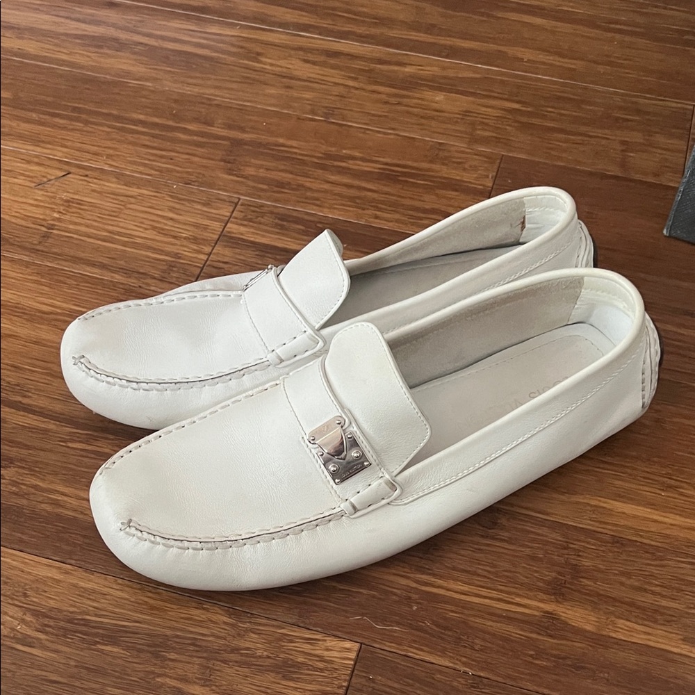 Louis Vuitton White Loafers